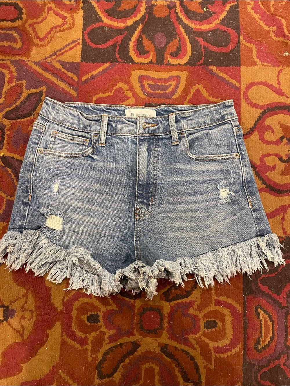 Celebrity Pink Re/Generation Light Blue Denim Shorts